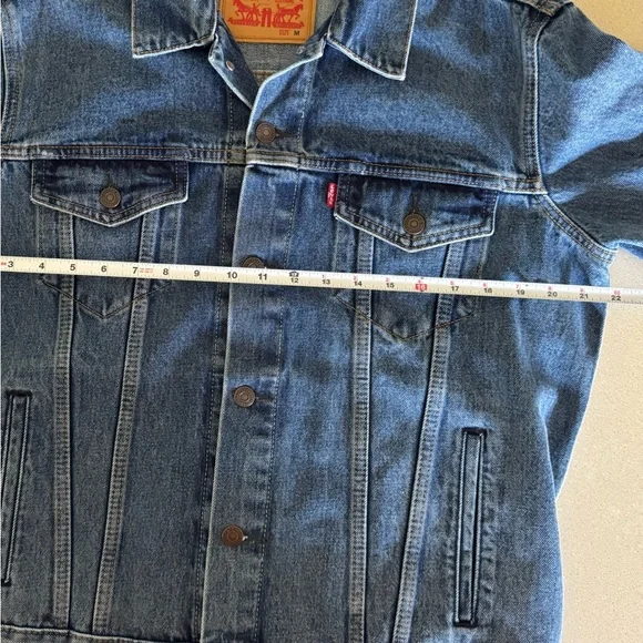 Levi's Men's Blue Denim Jacket - Classic Indigo - Picture 16 of 16